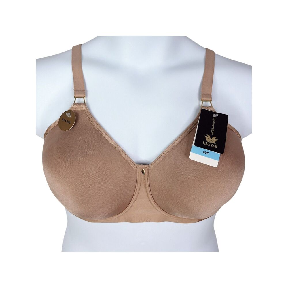 NWT Wacoal Simply Done Wireless Bra sz 40C * Seamless Wire Free Lightweight Soft
